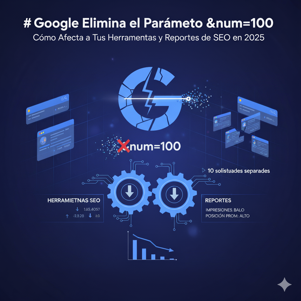 Google Elimina el Parámetro &num=100: Cómo Afecta a Tus Herramientas y Reportes 
