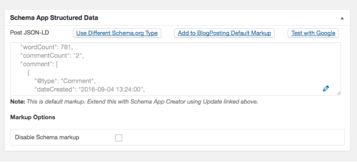 datos estructurados schema
